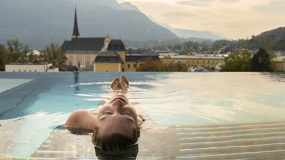 Infinity Pool im im EurothermenResort-Hotel Bad Ischl: