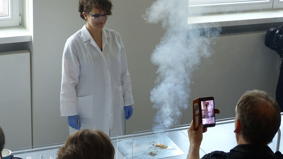 Lernen und staunen im Hörsaal