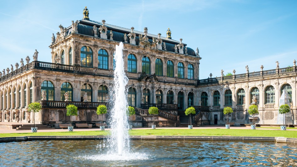 Brunnen im Dresdner Zwinger